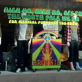 marijuana store display marijuana window display