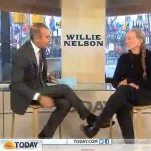 willie nelson today show matt lauer