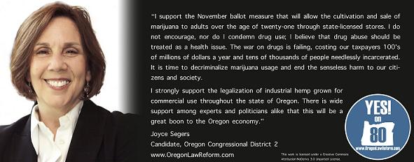 joyce segers us congress oregon measure 80 joyce segers us congress oregon measure 80